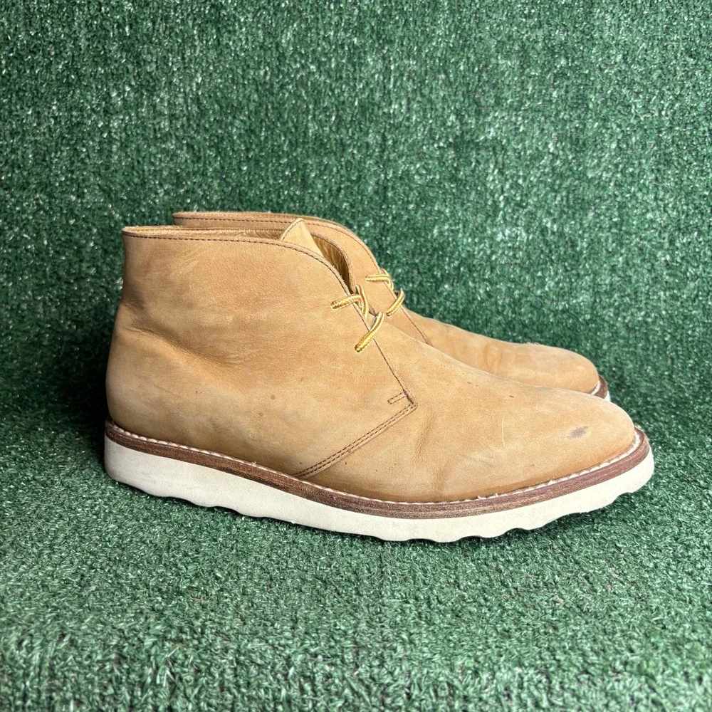 Thursday Boot Co. Scout Rugged Leather Lace Up Chukka Desert Boots Tan Mens Sz 9